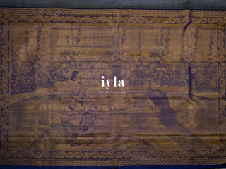 The Ravi Varma Painting Inspired Lady of Raaga Kanjeevaram