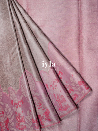 The Radha and Gopika's Tale of Vrindavan Kanjeevaram