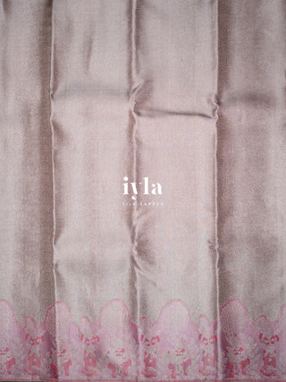 The Radha and Gopika's Tale of Vrindavan Kanjeevaram