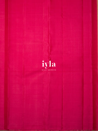 The DownPour Dream Kanjeevaram in soft Bisque