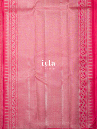 The DownPour Dream Kanjeevaram in soft Bisque