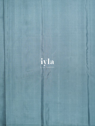 The Ravi Varma’s Lady of Raaga Kanjeevaram in Icy Blue