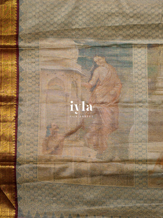 The Trilogy of Ravi Varma Silk Saree