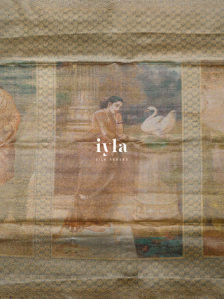 The Trilogy of Ravi Varma Silk Saree