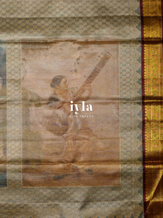 The Trilogy of Ravi Varma Silk Saree
