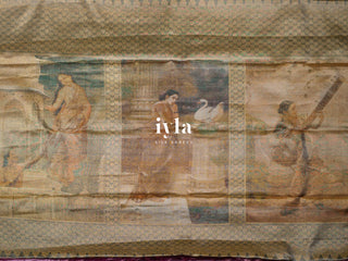 The Trilogy of Ravi Varma Silk Saree