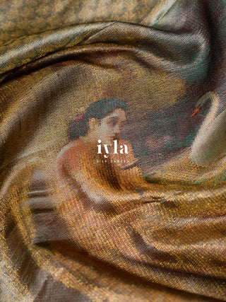 The Trilogy of Ravi Varma Silk Saree