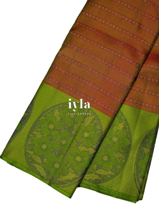 The Cinnamon Red Flora Story Kanjeevaram