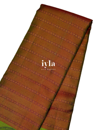 The Cinnamon Red Flora Story Kanjeevaram