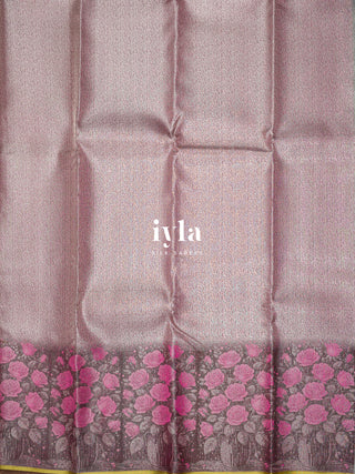 The Blooming Bouquet Kanjeevaram Dipped in Silver