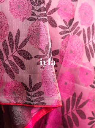 The Old Garden Rose Silk Scarf