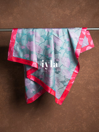 The Lotus Weave Silk Scarf