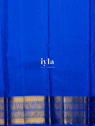 The Swan Song Kanjeevaram in Royal Blue
