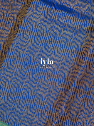 The Timeless Indian Queen Kanjeevaram in Iyla Blue