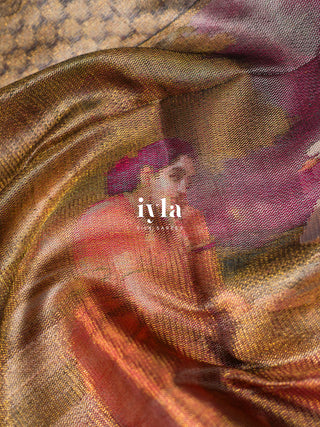 The Trilogy of Ravi Varma Silk Saree