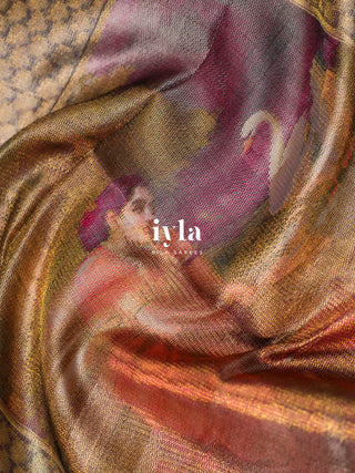 The Trilogy of Ravi Varma Silk Saree