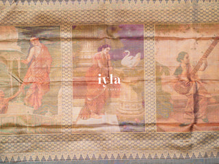 The Trilogy of Ravi Varma Silk Saree
