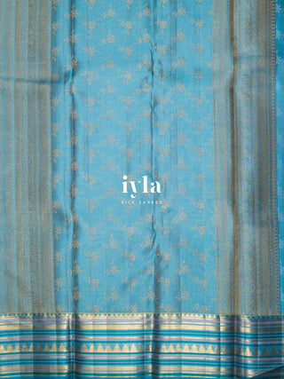 The Tale of Wedding Kanjeevaram in Copper Sulphate Blue
