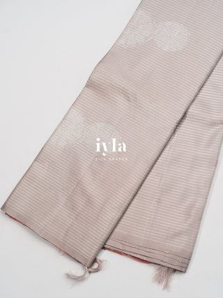 The Pearl Pink Tangerine Twist Kanjeevaram