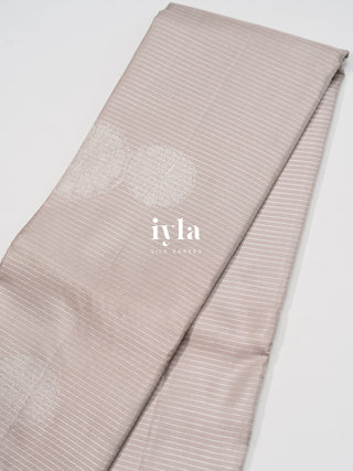 The Pearl Pink Tangerine Twist Kanjeevaram