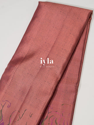 The Alchemy Blaze Kanjeevaram in Watermelon Pink