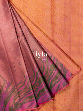 The Alchemy Blaze Kanjeevaram in Watermelon Pink