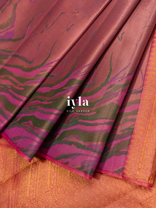 The Alchemy Blaze Kanjeevaram in Watermelon Pink