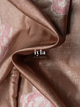 The Amaryllis Kanjeevaram in Nude Beige