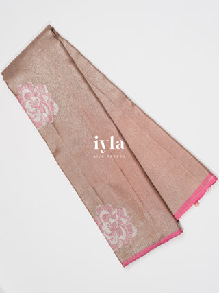 The Amaryllis Kanjeevaram in Nude Beige