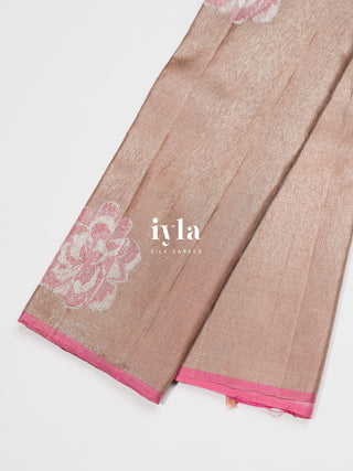 The Amaryllis Kanjeevaram in Nude Beige