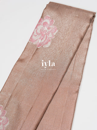 The Amaryllis Kanjeevaram in Nude Beige