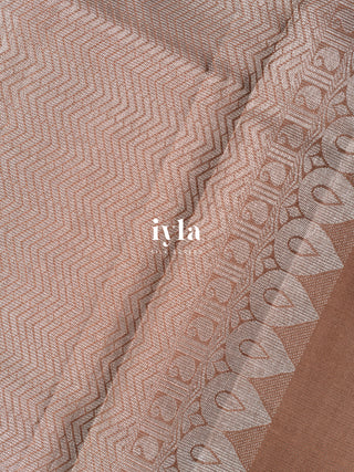 The Amaryllis Kanjeevaram in Nude Beige
