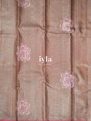 The Amaryllis Kanjeevaram in Nude Beige