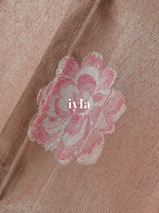The Amaryllis Kanjeevaram in Nude Beige