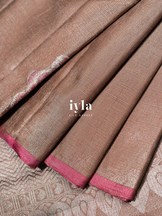 The Amaryllis Kanjeevaram in Nude Beige