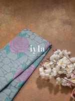 Load image into Gallery viewer, The Climbing Roses on Wall Silk Saree
