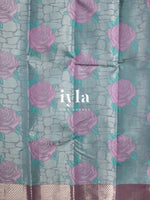 Load image into Gallery viewer, The Climbing Roses on Wall Silk Saree
