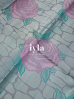 Load image into Gallery viewer, The Climbing Roses on Wall Silk Saree
