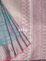 Load image into Gallery viewer, The Climbing Roses on Wall Silk Saree
