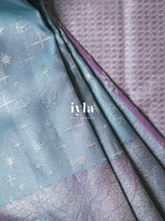 Load image into Gallery viewer, The Frozen Kanjeevaram Silk Saree

