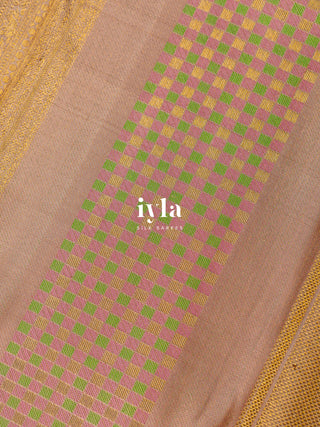 The Not So Ordinary Kanjeevaram in Beige