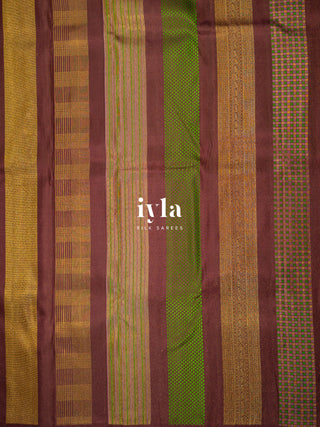 The Not So Ordinary Kanjeevaram in Chestnut Brown