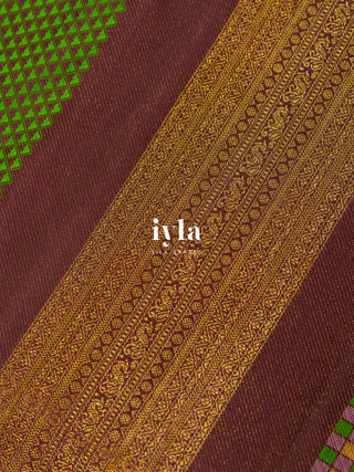The Not So Ordinary Kanjeevaram in Chestnut Brown