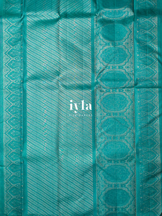 The Textured Lotus Weave Mughal Art Kanjeevaram