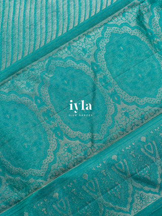 The Textured Lotus Weave Mughal Art Kanjeevaram