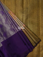 Load image into Gallery viewer, The Textured Painting Kanjeevaram with Pichwai Theme
