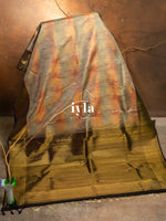 Load image into Gallery viewer, The Textured Painting Kanjeevaram with Pichwai Theme
