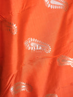 Load image into Gallery viewer, The Raaga Dreamscape Kanjeevaram in Tangerine

