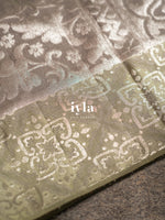 Load image into Gallery viewer, The Raaga Dreamscape Kanjeevaram in Tangerine
