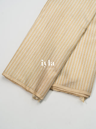 The Timeless Glow Kanjeevaram in Metallic Gold & Silver